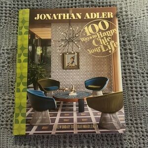 Jonathan Adler 100 ways to happy chic your life Coffee Table Book Accents